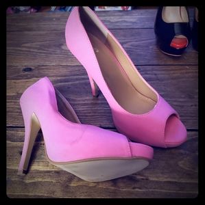 Pink heels